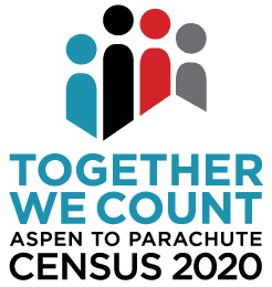 Aspen to Parachute 2020 Census logo